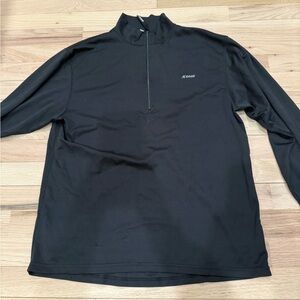 EMS Men’s Medium Black Half Zip Pullover